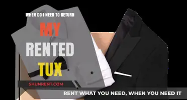 Returning Your Rented Tux: A Guide to Timely Return Deadlines