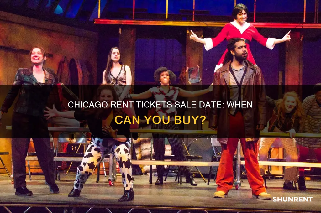 when do rent chicago tickets go on sale