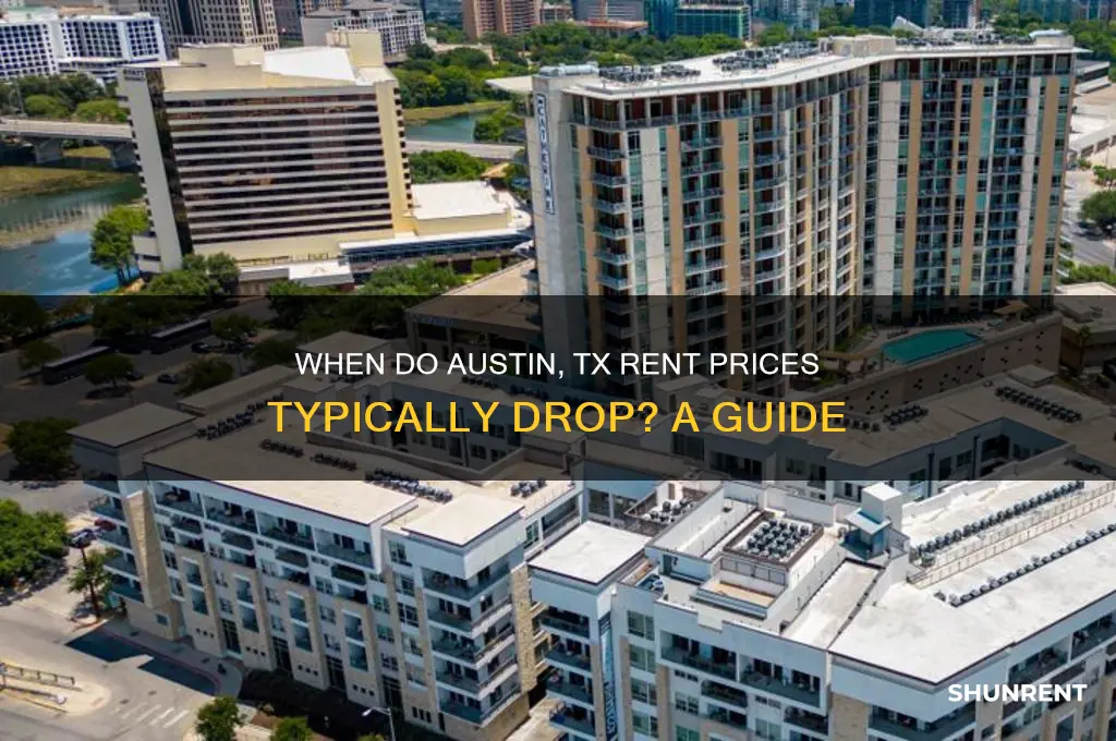 when do rent prices drop in austin tx