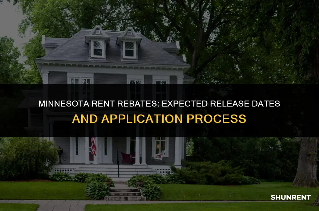 when do rent rebates come out mn