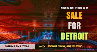 Rent Detroit Tickets Sale Date: When Can You Buy?