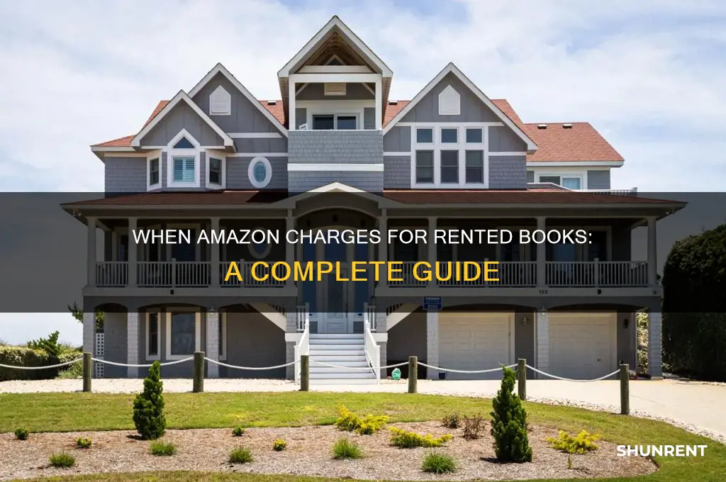 when do rented books on amazon post the charge
