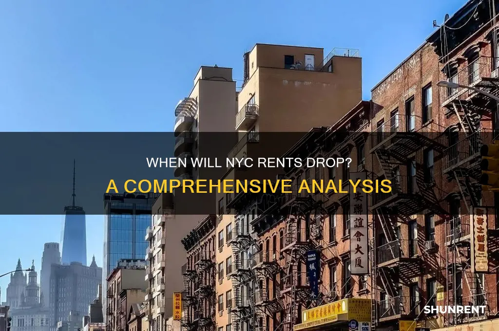 when do rents in new york city go down