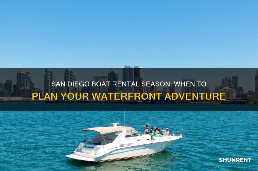 when do the boats come in san diego rent