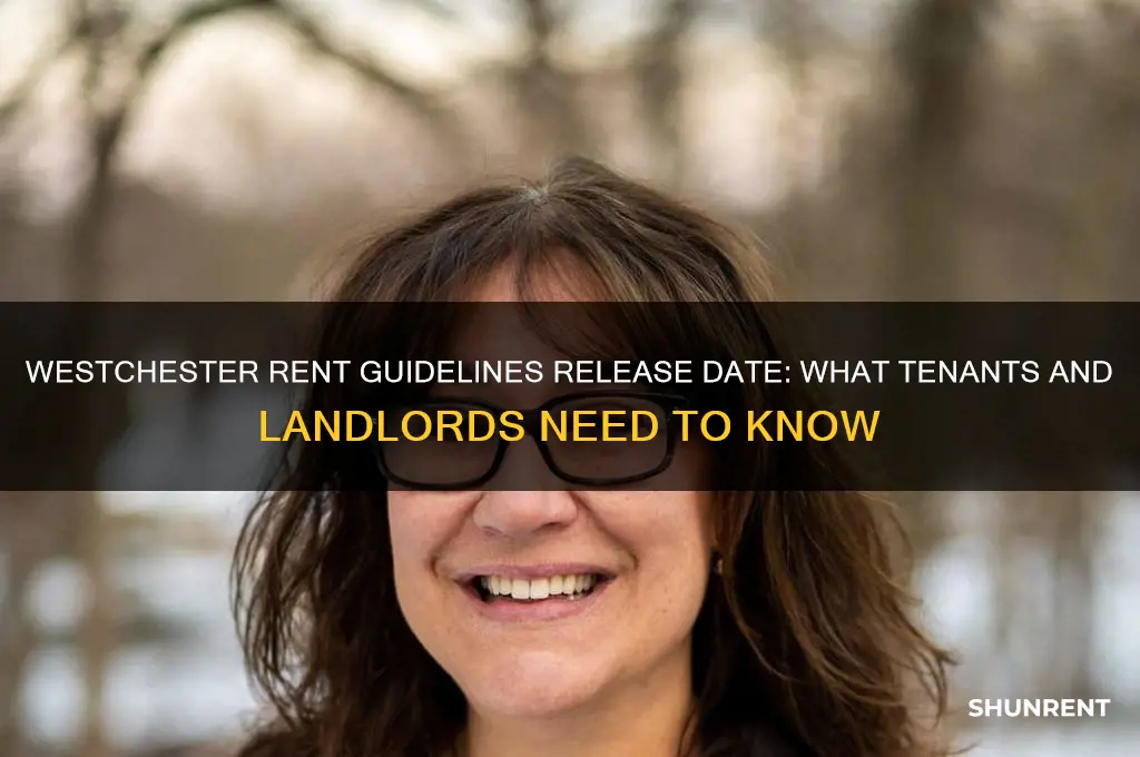 when do the rent guidelines come out in westchester