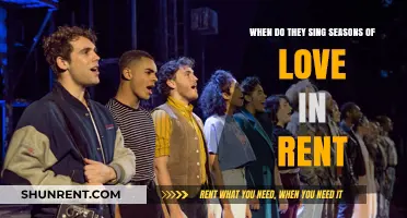 When Does 'Seasons of Love' Shine in Rent's Musical Journey?