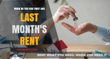 When to Pay First and Last Month's Rent: A Guide