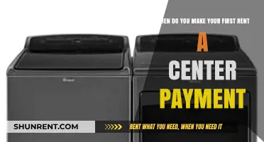 When to Make Your First Rent-A-Center Payment: A Guide