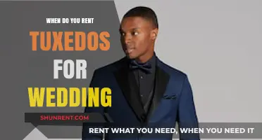Elegant Timing: When to Rent Tuxedos for Your Wedding Day