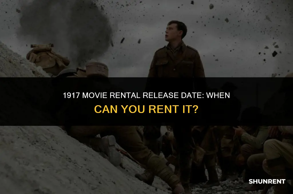 when does 1917 come out to rent