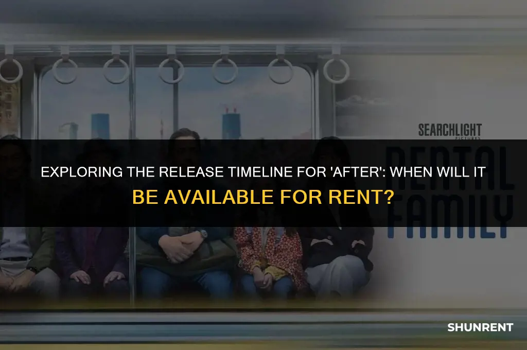 when does after come out for rent