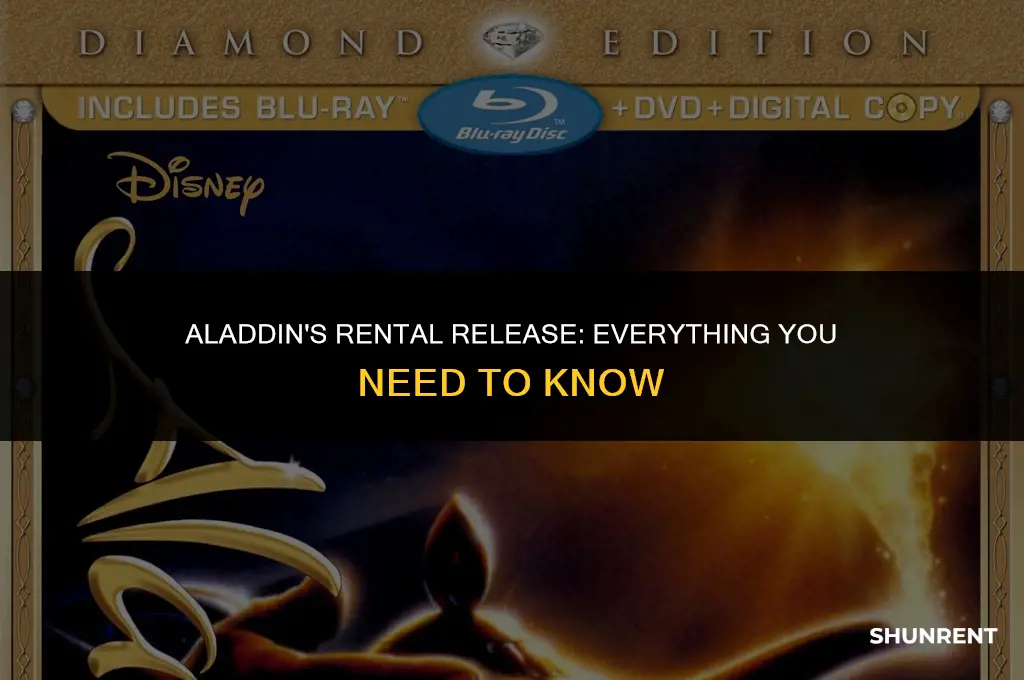 when does aladdin come out to rent