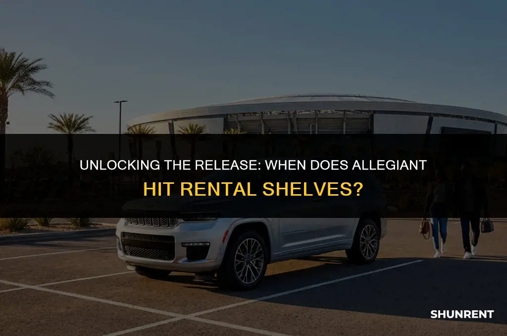when does allegiant come out to rent