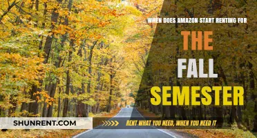 Amazon Fall Semester Rentals: Start Dates and Tips for Students