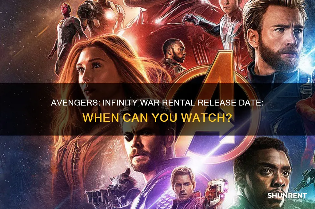when does avengers 3 come out to rent