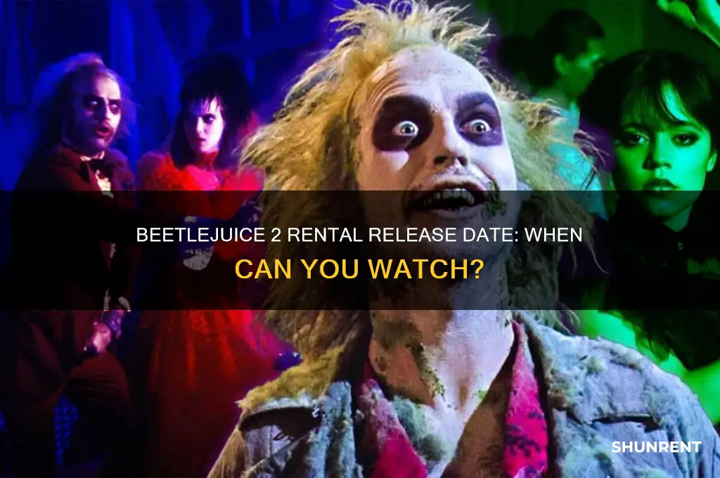 when does beetlejuice 2 come out for rent