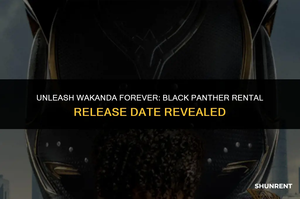 when does black panther available to rent