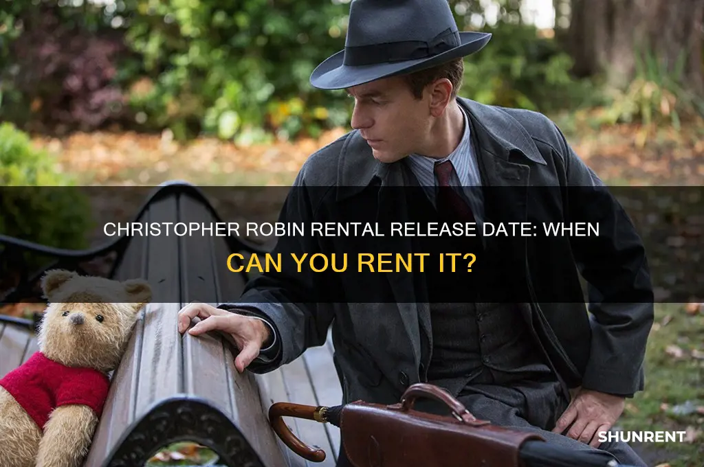 when does christopher robin come out to rent