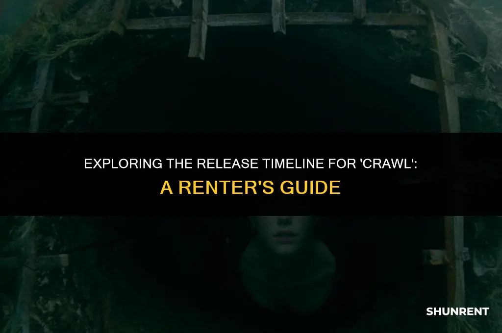 when does crawl come out for rent