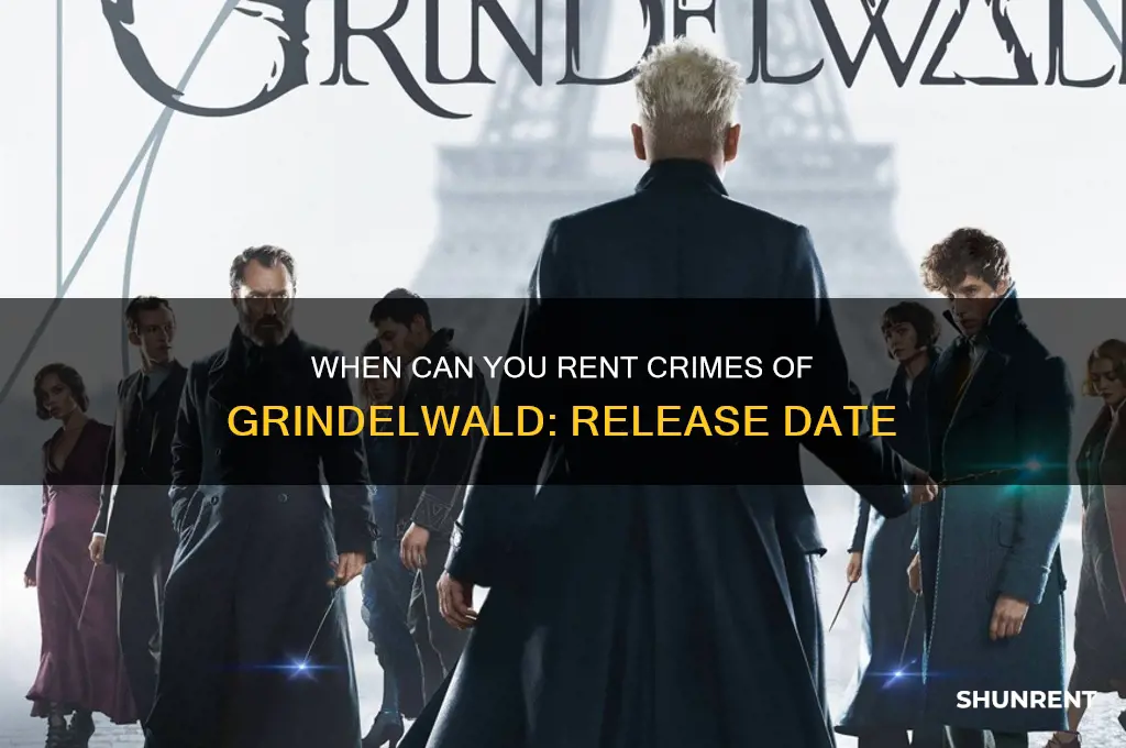when does crimes of grindelwald come out for rent