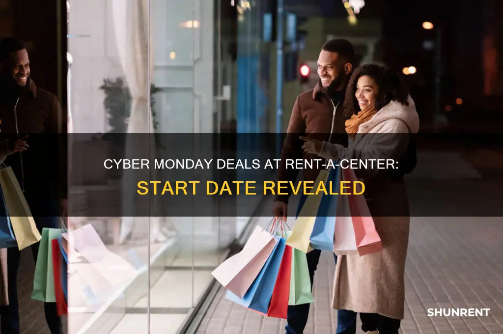 when does cyner monday start rent a center