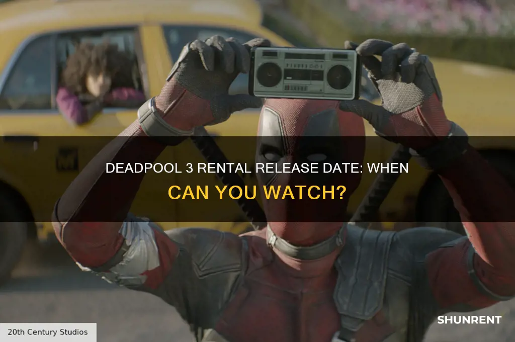 when does deadpool 3 come out to rent
