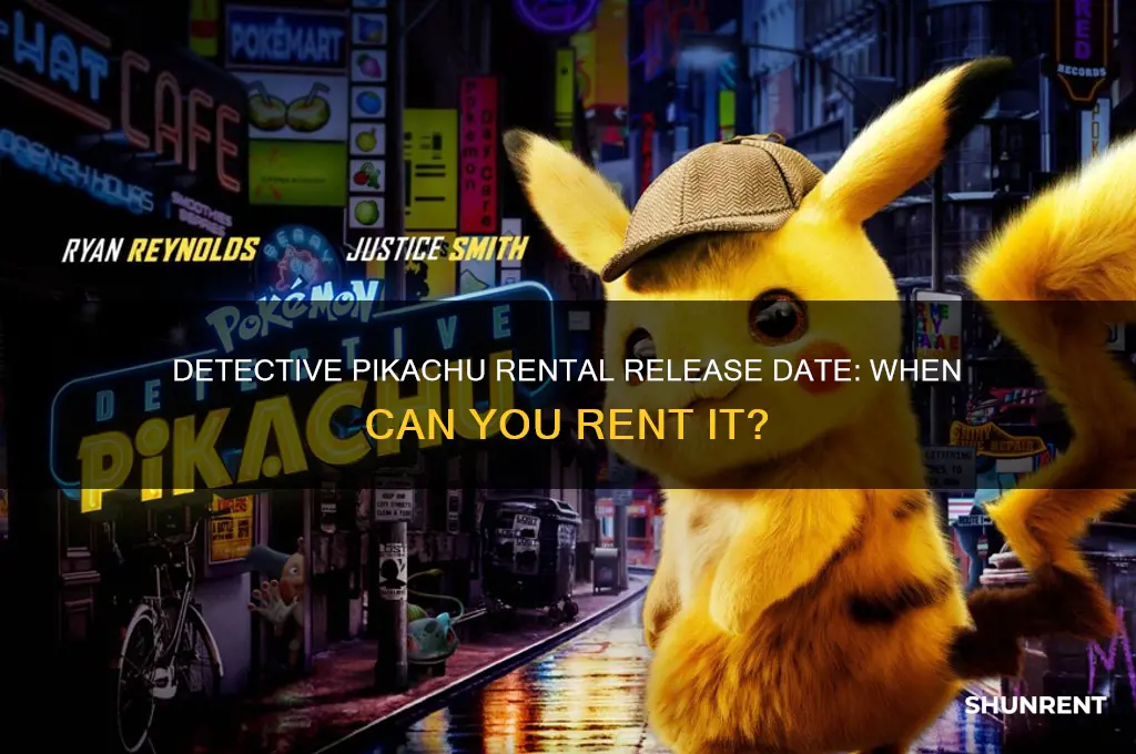 when does detective pikachu come out on rent