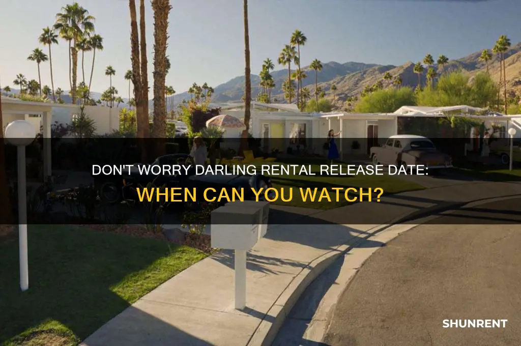when does dont worry darling come out to rent