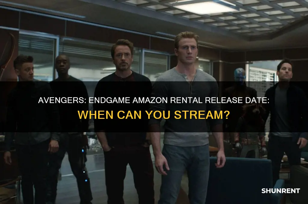 when does endgame come out to rent on amazon