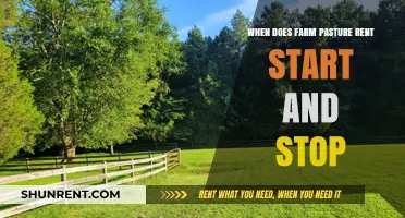 Understanding Farm Pasture Rent: Start and Stop Timing Explained