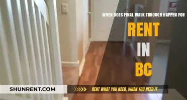 BC Rental Final Walk-Through Timing: What Tenants Need to Know