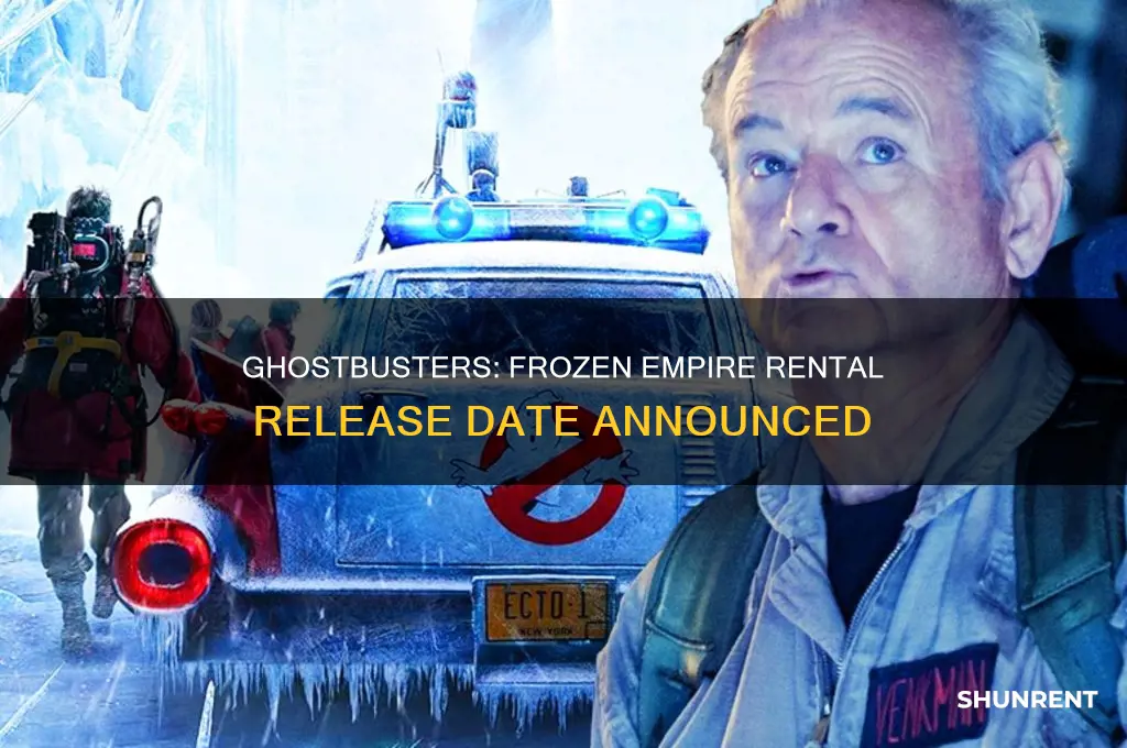 when does ghostbusters frozen empire come out to rent