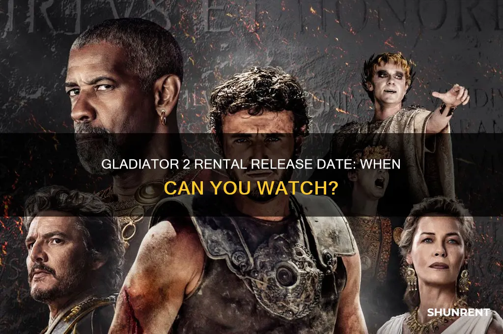when does gladiator 2 come out for rent