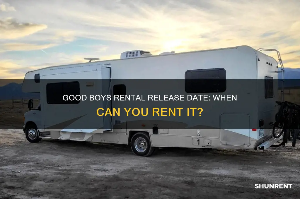 when does good boys come out to rent