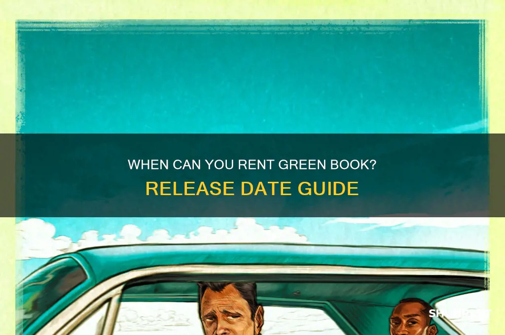 when does green book come out to rent