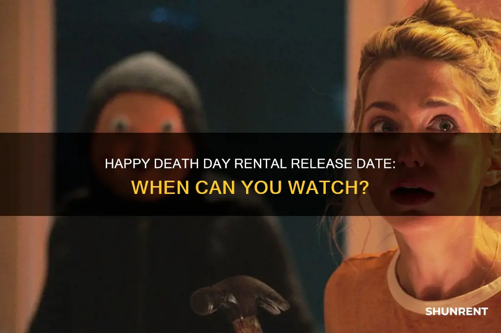 when does happy death day come out to rent