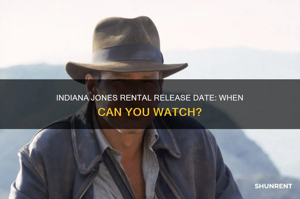 when does indiana jones come out to rent