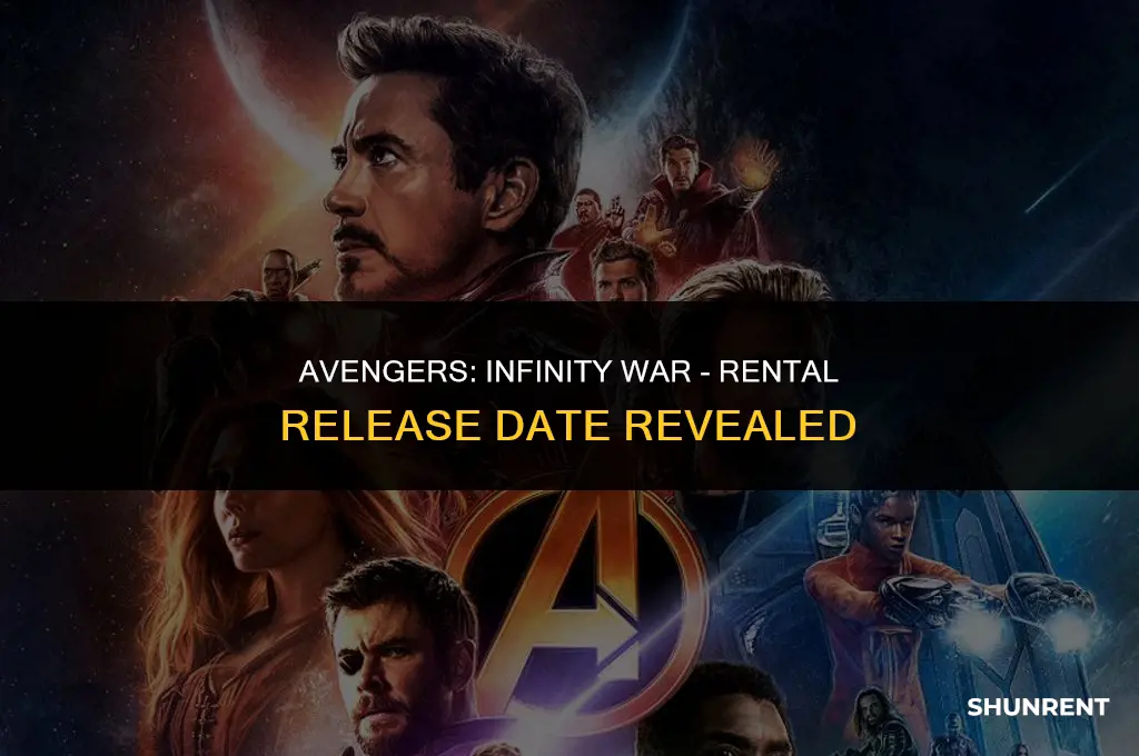 when does infinity war come to rent