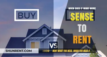 Renting vs. Buying: When Does Renting Make More Financial Sense?