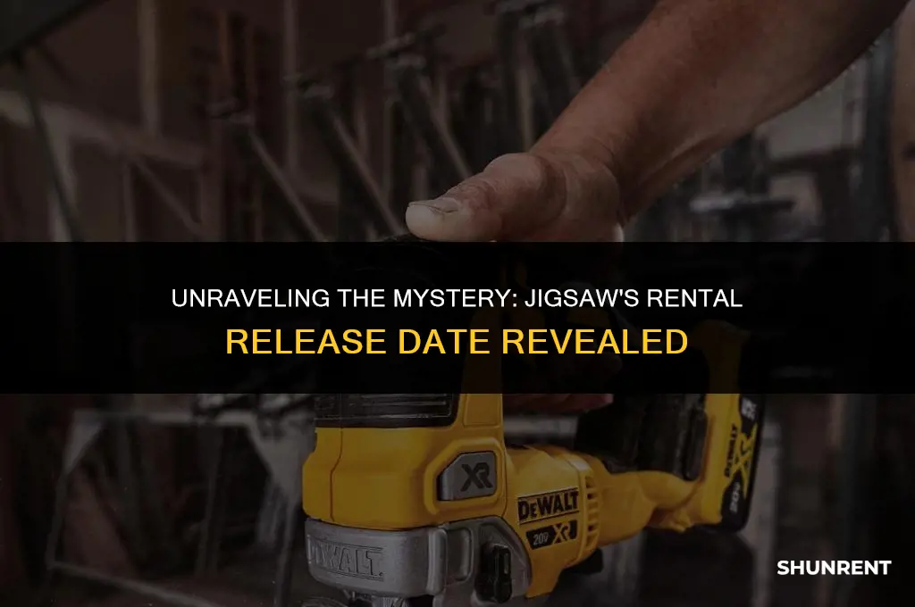 when does jigsaw come out for rent