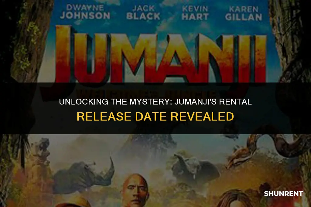 when does jumanji come out to rent