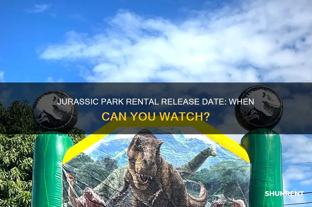when does jurassic park come out to rent