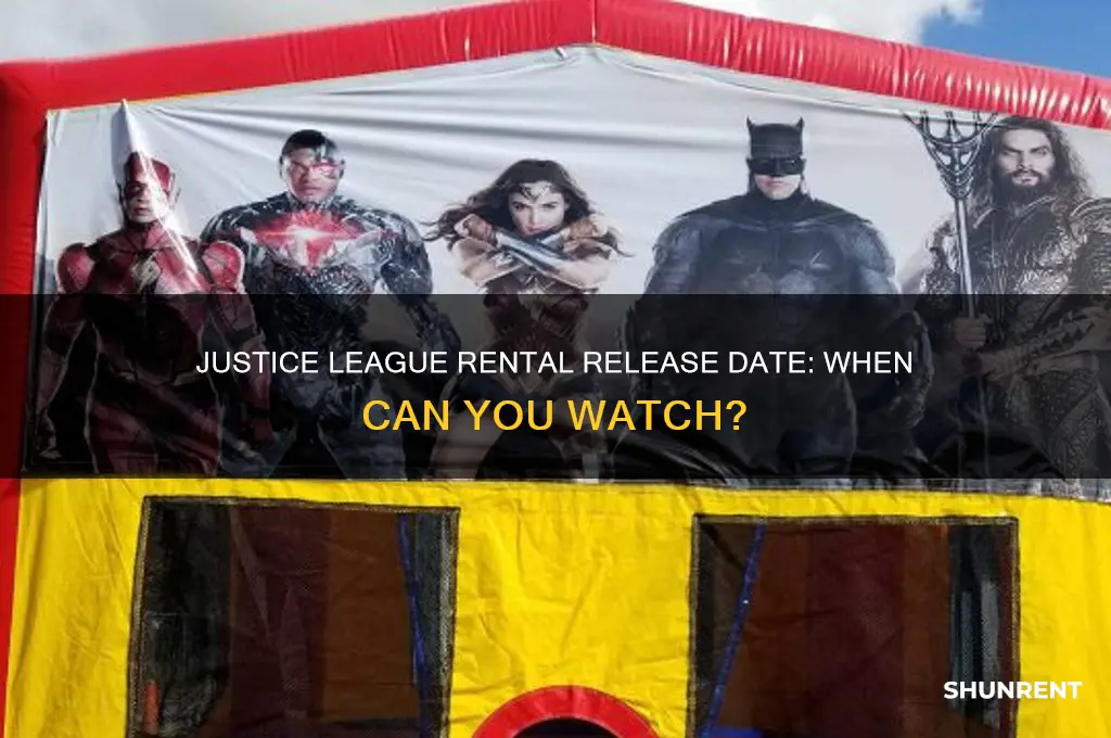 when does justice league become available for rent