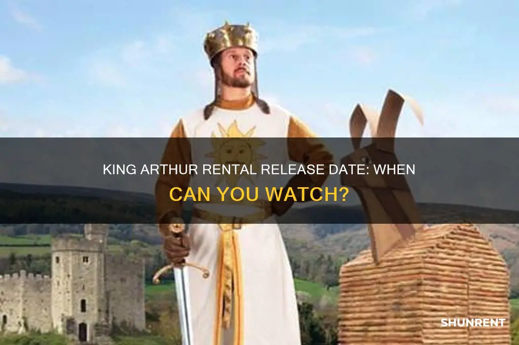when does king arthur come out to rent