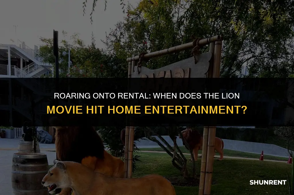 when does lion come out to rent