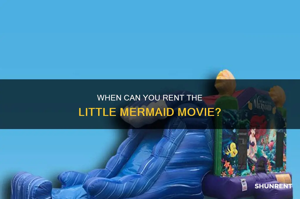 when does little mermaid come out for rent