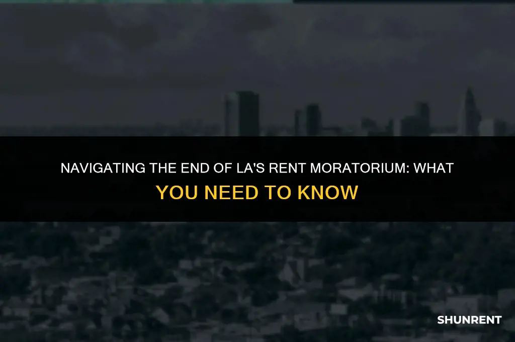 when does los angeles rent moratorium end