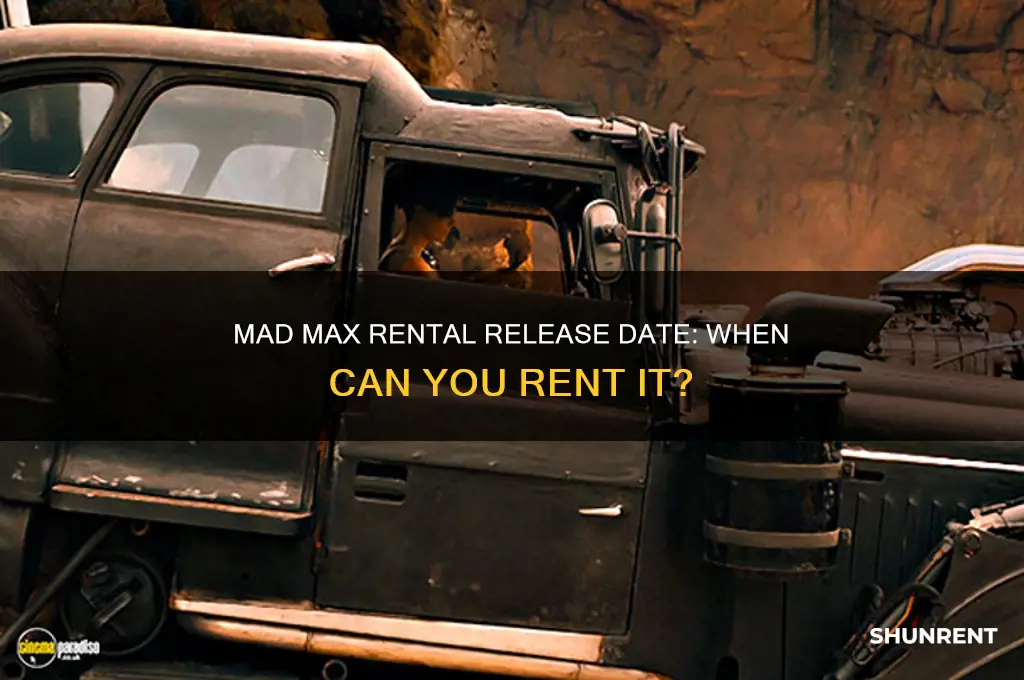 when does mad max come out to rent