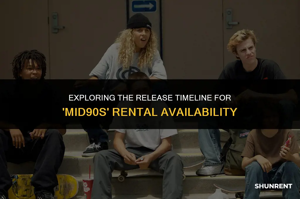 when does mid90s come out to rent