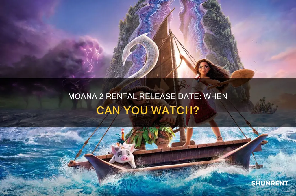 when does moana 2 come out for rent